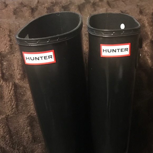 Hunter Rain Boots - Women's Tall Size 8 - Picture 2 of 8